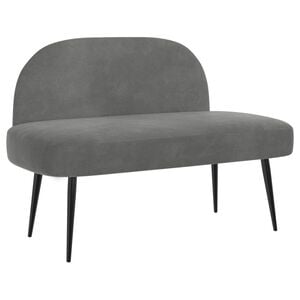 vidaXL K&aacute;rpitozott pad h&aacute;tt&aacute;ml&aacute;val S&ouml;t&eacute;tsz&uuml;rke 110 x 60 x 76 cm