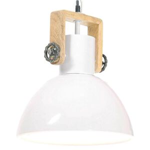 vidaXL kerek feh&eacute;r ipari f&uuml;ggől&aacute;mpa 25 W 30 cm E27