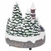 vidaXL Karácsonyi Asztali Dísz Sokszínű 16 x 16 x 19 cm Gyanta