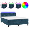 vidaXL s&ouml;t&eacute;tk&eacute;k b&aacute;rsony rug&oacute;s &eacute;s LED-es &aacute;gy matraccal 140x200 cm