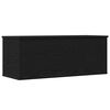 vidaXL T&aacute;rol&oacute; Doboz Fekete t&ouml;lgy 90 x 35 x 35 cm Szerelt Fa