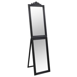 vidaXL fekete szabadon &aacute;ll&oacute; t&uuml;k&ouml;r 40 x 160 cm