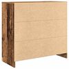 vidaXL antik fa szerelt fa t&aacute;lal&oacute;szekr&eacute;ny fi&oacute;kos 80x34x76 cm
