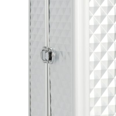 vidaXL ezüstszínű alumínium sminkbőrönd 35 x 29 x 45 cm