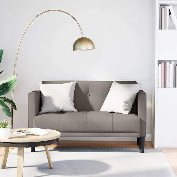 vidaXL t&oacute;psz&iacute;nű sz&ouml;vet loveseat kanap&eacute; 111 cm