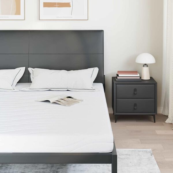 vidaXL Matrac Feh&eacute;r 180 x 200 cm Jacquard sz&ouml;vet