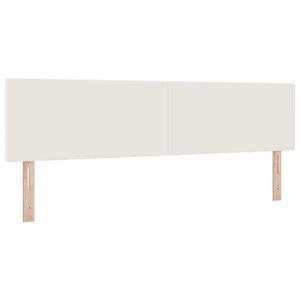 vidaXL Fejt&aacute;mla fejt&aacute;ml&aacute;val Kr&eacute;m 180 cm Műbőr