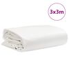vidaXL fehér ponyva 3 x 3 m 650 g/m²