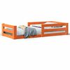 vidaXL viaszbarna t&ouml;m&ouml;r fenyő &aacute;gykeret matrac n&eacute;lk&uuml;l 80x200 cm