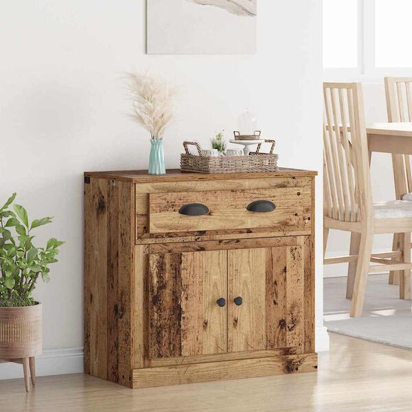 vidaXL Magasfi&uacute; fi&oacute;kkal &Ouml;reg fa 70 x 35,5 x 67,5 cm Faanyag