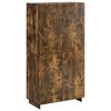 vidaXL Magas kom&oacute;d F&uuml;st&ouml;s T&ouml;lgy 79 x 41 x 151 cm Szerelt fa