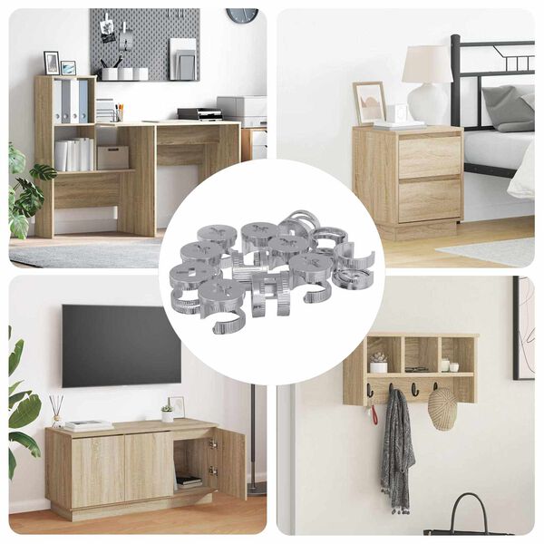 vidaXL Cam z&aacute;r any&aacute;k 12 pcs Ez&uuml;st 12 x 10 mm F&eacute;m