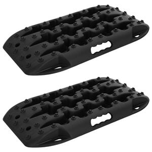 vidaXL Tapad&aacute;si t&aacute;bla 2 db Fekete 57,5x30,5x5,5 cm Megerős&iacute;tett nejlon