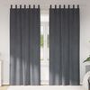 vidaXL S&ouml;t&eacute;t&iacute;tő f&uuml;gg&ouml;ny&ouml;k 2 pcs Vil&aacute;gossz&uuml;rke 140 x 260 cm B&aacute;rsony