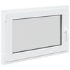 vidaXL Pinceablak RISOR 90 x 60 cm PVC &eacute;s &Uuml;veg Feh&eacute;r