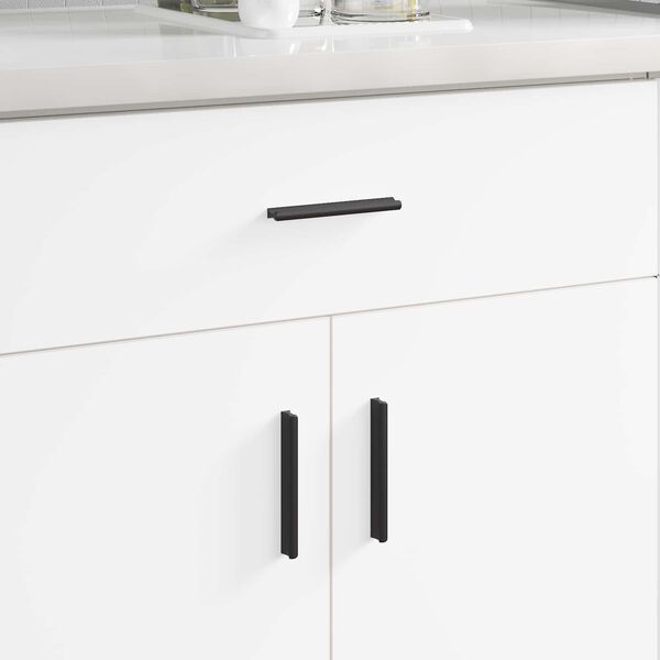 vidaXL Foganty&uacute; 973 pcs Fekete 106 x 7,4 x 15,5 mm Alum&iacute;nium