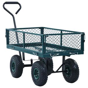 vidaXL z&ouml;ld kerti k&eacute;zikocsi 250 kg