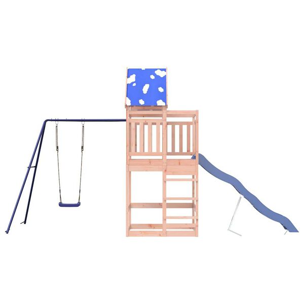 vidaXL t&ouml;m&ouml;r dugl&aacute;szfenyő k&uuml;lt&eacute;ri j&aacute;tsz&oacute;szett