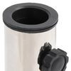 vidaXL ez&uuml;stsz&iacute;nű rozsdamentes ac&eacute;l napernyőtalp r&uacute;dhoz &Oslash;38/48 mm