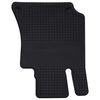vidaXL Aut&oacute;szőnyeg 4 pcs Fekete alkalmas MERCEDES E 2009-2016-ra Gumi