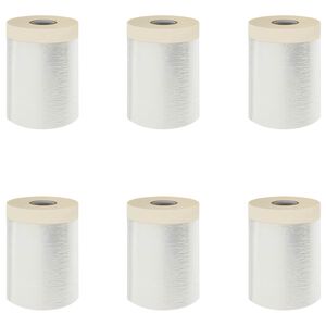 vidaXL Ragaszt&oacute;s Porsz&iacute;v&oacute;lepedő 6 db &Aacute;tl&aacute;tsz&oacute; 30 x 3300 cm HDPE