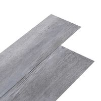 vidaXL matt szürke fa színű öntapadó PVC padlóburkolók 2,51 m² 2 mm