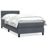 vidaXL s&ouml;t&eacute;tsz&uuml;rke b&aacute;rsony rug&oacute;s &aacute;gy matraccal 80x210 cm