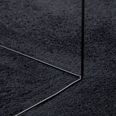 vidaXL OVIEDO fekete rövid szálú szőnyeg 80 x 200 cm