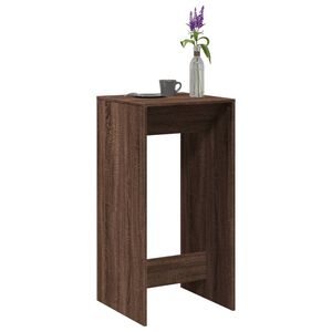 vidaXL barna t&ouml;lgy sz&iacute;nű szerelt fa b&aacute;rasztal 51 x 50 x 103,5 cm