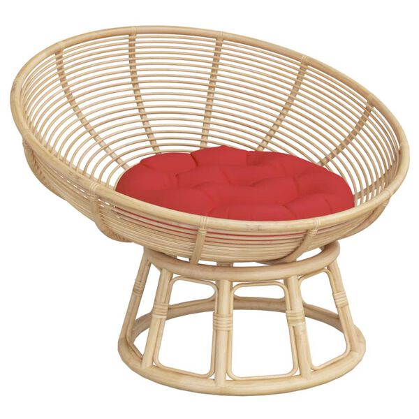 vidaXL piros oxford-sz&ouml;vet kerek p&aacute;rna &Oslash; 60 x 11 cm