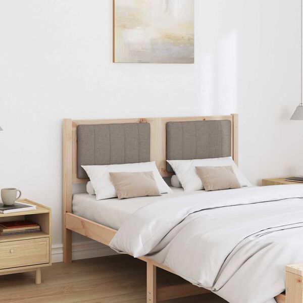 vidaXL K&aacute;rpitozott fejt&aacute;mla fejt&aacute;ml&aacute;val Barna 120 cm T&ouml;m&ouml;r fenyőfa