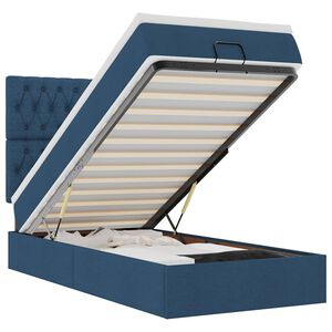 vidaXL Ottom&aacute;n &aacute;gy matraccal & LED k&eacute;k 100x200 cm sz&ouml;vet