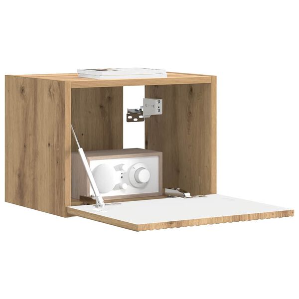 vidaXL TV Fali Szekr&eacute;ny Műv&eacute;szi t&ouml;lgy 39 x 31 x 29,5 cm Faanyag