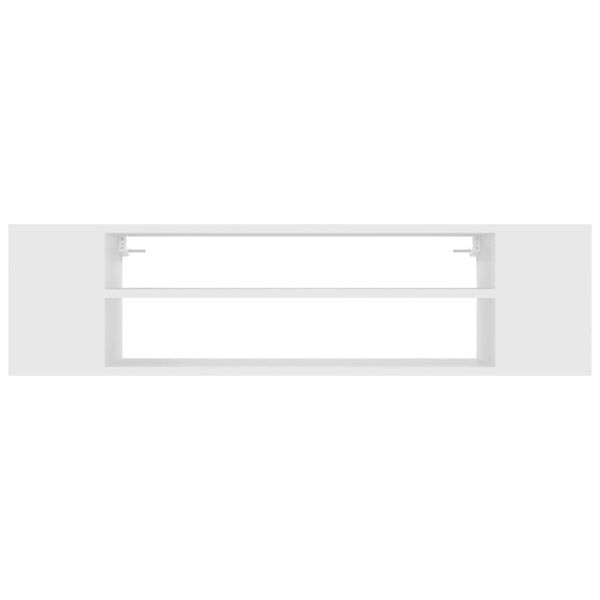 vidaXL fehér szerelt fa függő TV-szekrény 100 x 30 x 26,5 cm