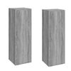 vidaXL 2 db sz&uuml;rke sonoma sz&iacute;nű szerelt fa TV-szekr&eacute;ny 30,5x30x90 cm