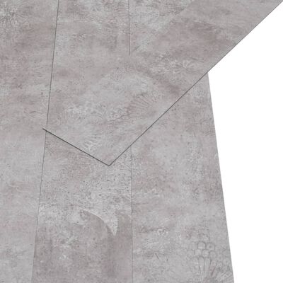 vidaXL földszürke 2 mm-es öntapadó PVC padlóburkolat 5,02 m²