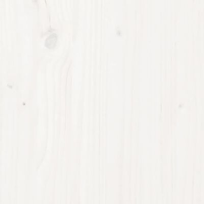 vidaXL fehér tömör fenyőfa komposztáló 82,5 x 82,5 x 99,5 cm