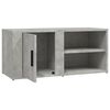 vidaXL 2 db betonsz&uuml;rke szerelt fa TV-szekr&eacute;ny 80x31,5x36 cm