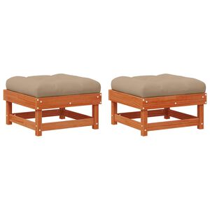 vidaXL Kerti l&aacute;btart&oacute; T&ouml;m&ouml;r fenyő Viaszbarna