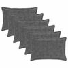 vidaXL P&aacute;rna huzat 6 db HOUTEN S&ouml;t&eacute;tsz&uuml;rke 30 x 50 cm Műny&uacute;l Szőr