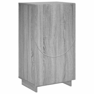vidaXL Cipősszekr&eacute;ny 48 x 38 x 87,5 cm Szerelt fa Sz&uuml;rke Sonoma