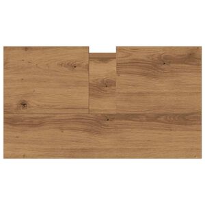 vidaXL k&eacute;zműves t&ouml;lgy sz&iacute;nű szerelt fa f&uuml;rdőszobaszekr&eacute;ny 58x33x60 cm