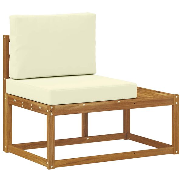 vidaXL K&uuml;lt&eacute;ri v&eacute;gleges kanap&eacute; p&aacute;rn&aacute;val Term&eacute;szetes 91 x 63 x 73 cm