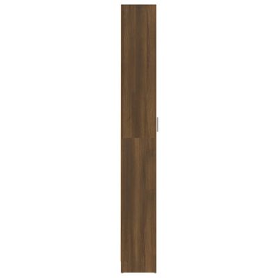 vidaXL barna tölgy színű szerelt fa előszobaszekrény 55 x 25 x 189 cm