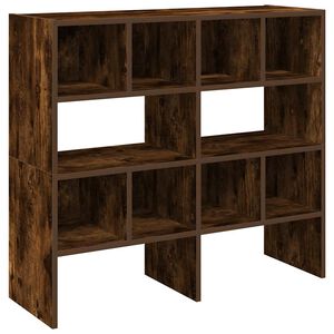 vidaXL cipőtart&oacute; 2 db egym&aacute;sba rakhat&oacute; f&uuml;st&ouml;lt t&ouml;lgyfa 89,5x30x40 cm