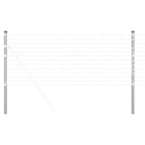 vidaXL Ker&iacute;t&eacute;soszlop 2 db Ez&uuml;st 50 cm Porsz&oacute;rt Ac&eacute;l