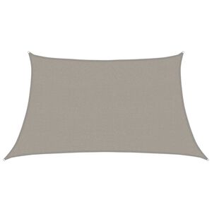 vidaXL vil&aacute;gossz&uuml;rke trap&eacute;z alak&uacute; HDPE napvitorla 160 g/m&sup2; 3/4 x 2 m