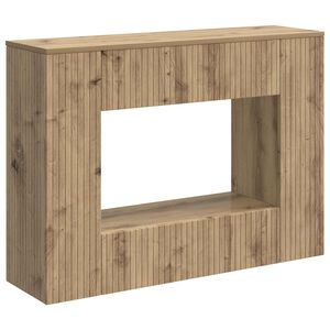 vidaXL Konzolasztal K&eacute;zműves T&ouml;lgy 101 x 29 x 74 cm M&eacute;rn&ouml;ki fa