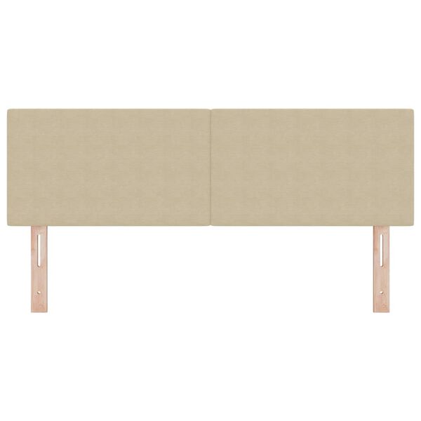 vidaXL Fejtámla fejtámlával Világos Zöld Szürke 144 cm Műbőr