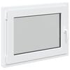 vidaXL Pinceablak RISOR 80 x 50 cm PVC &eacute;s &Uuml;veg Feh&eacute;r